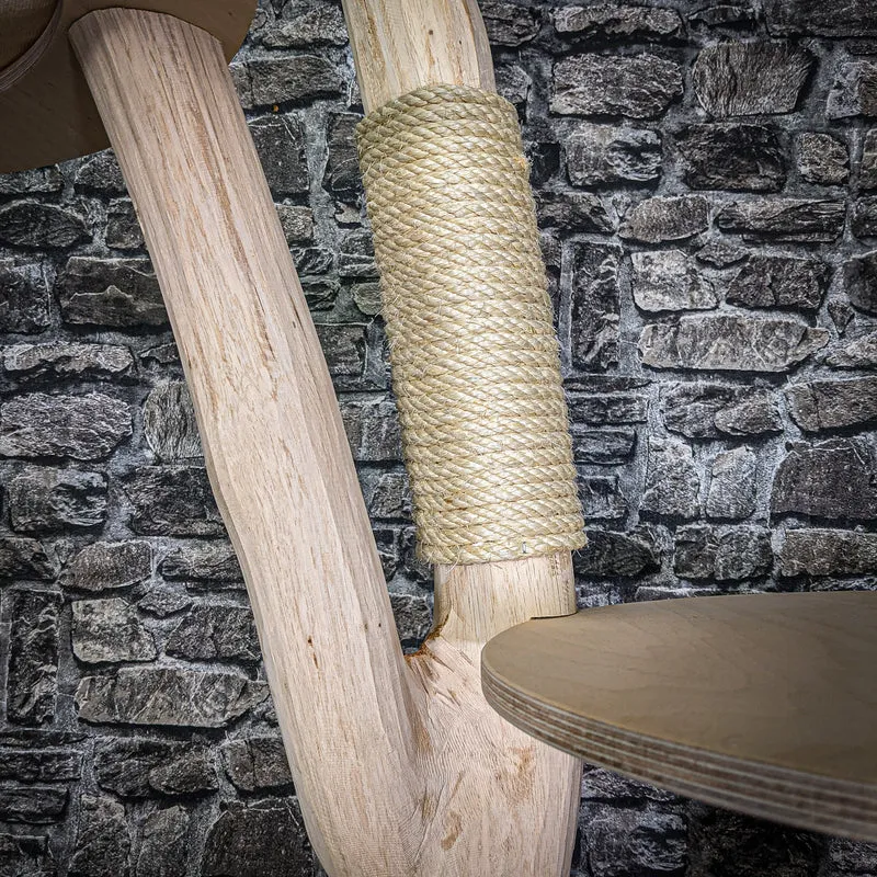 Naturkratzbaum 175 cm hoch Kratzbaum Natur Holz Design 2780 Katzenbaum