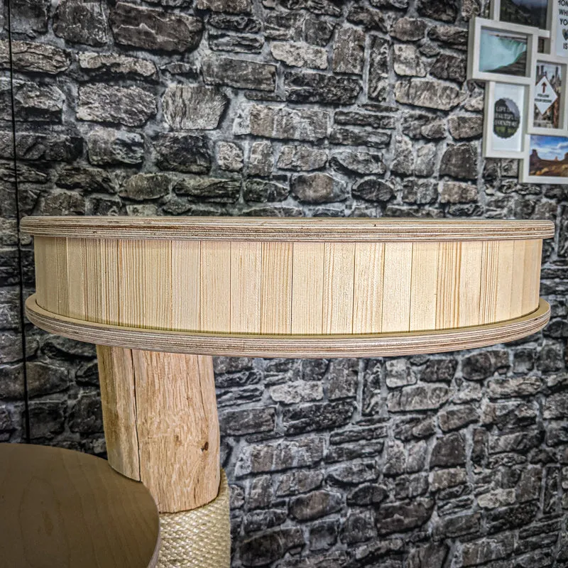 Naturkratzbaum 143 cm hoch Kratzbaum Natur Holz Design 2779 Katzenbaum