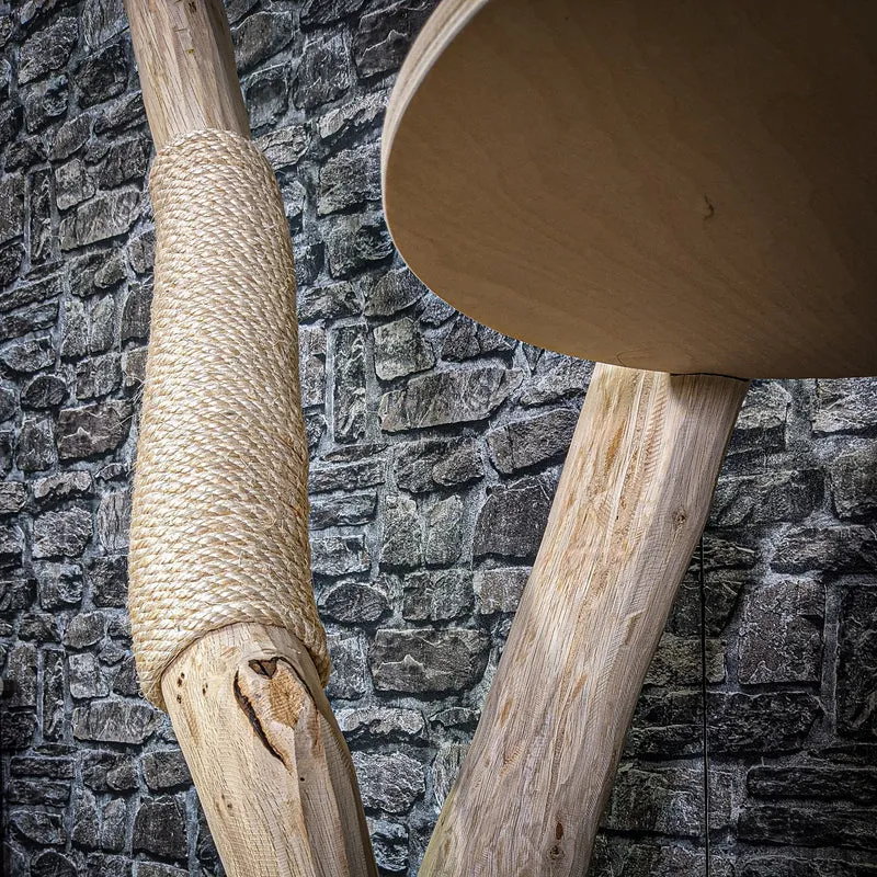 Naturkratzbaum 190 cm hoch Kratzbaum Natur Holz Design 2777 Katzenbaum