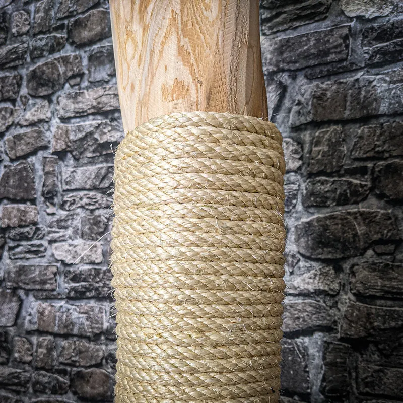 Naturkratzbaum 208 cm hoch Kratzbaum Natur Holz Design 2775 Katzenbaum