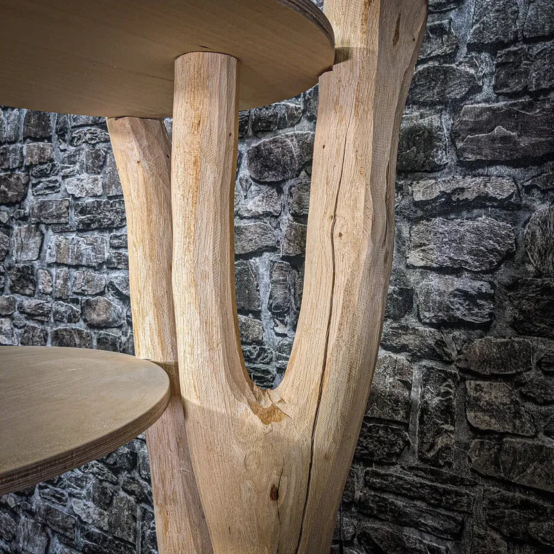 Naturkratzbaum 148 cm hoch Kratzbaum Natur Holz Design 2774 Katzenbaum