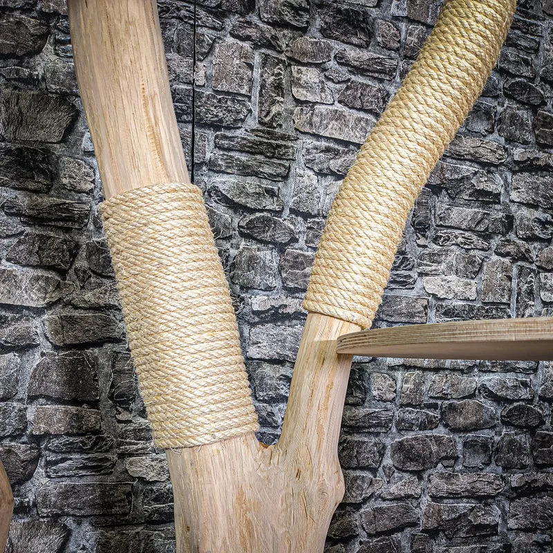 Naturkratzbaum 205 cm hoch Kratzbaum Natur Holz Design 2770 Katzenbaum