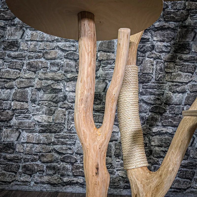 Naturkratzbaum 173 cm hoch Kratzbaum Natur Holz Design 2765 Katzenbaum