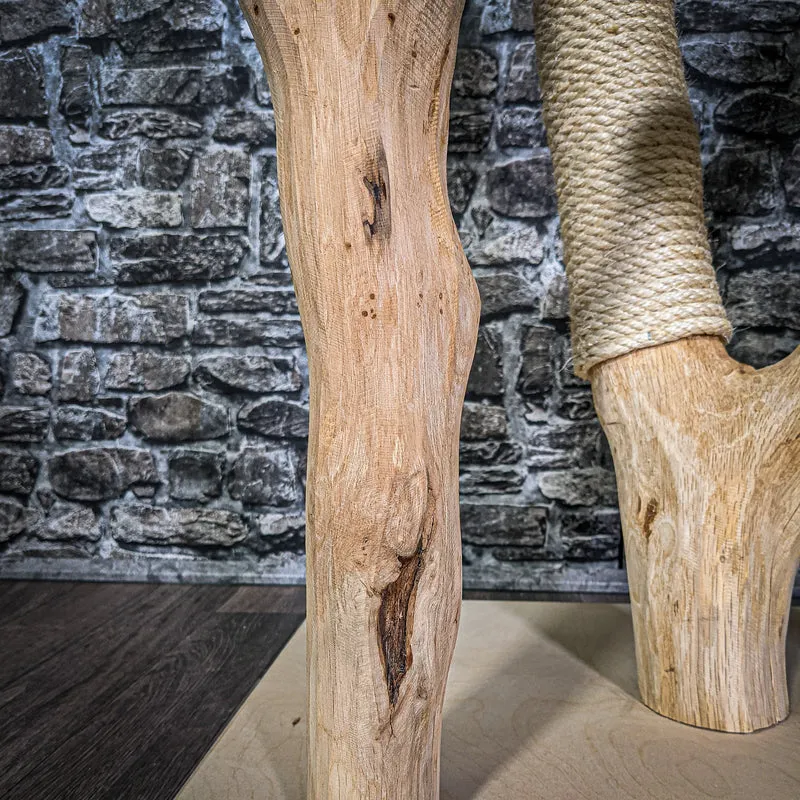 Naturkratzbaum 173 cm hoch Kratzbaum Natur Holz Design 2765 Katzenbaum