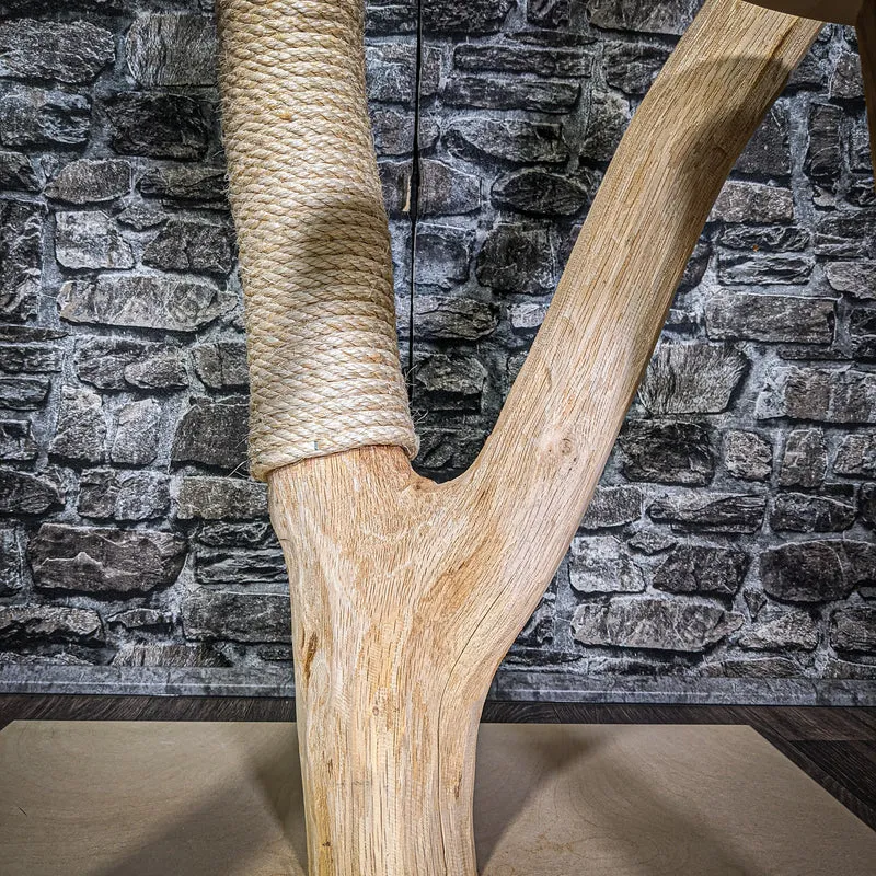Naturkratzbaum 173 cm hoch Kratzbaum Natur Holz Design 2765 Katzenbaum