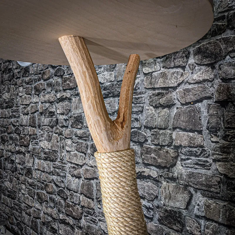 Naturkratzbaum 173 cm hoch Kratzbaum Natur Holz Design 2765 Katzenbaum