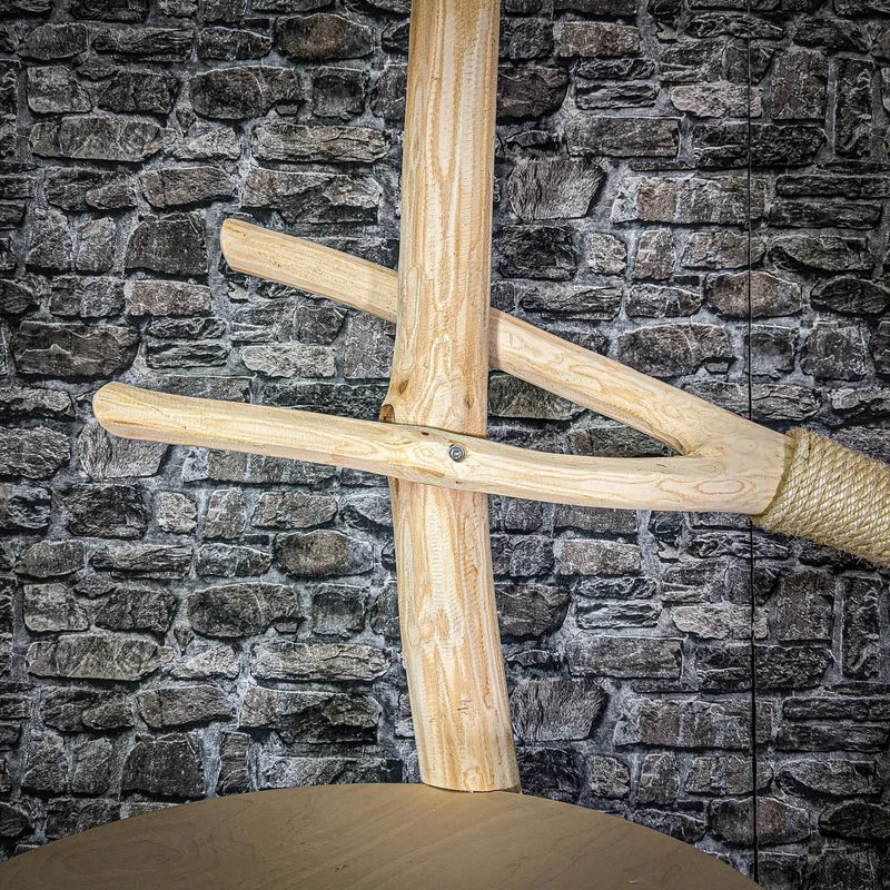 Naturkratzbaum 216 cm hoch Kratzbaum Natur Holz Design 2763 Katzenbaum