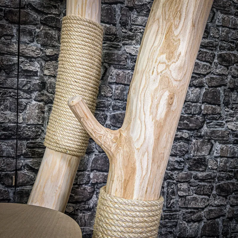 Naturkratzbaum 171 cm hoch Kratzbaum Natur Holz Design 2762 Katzenbaum