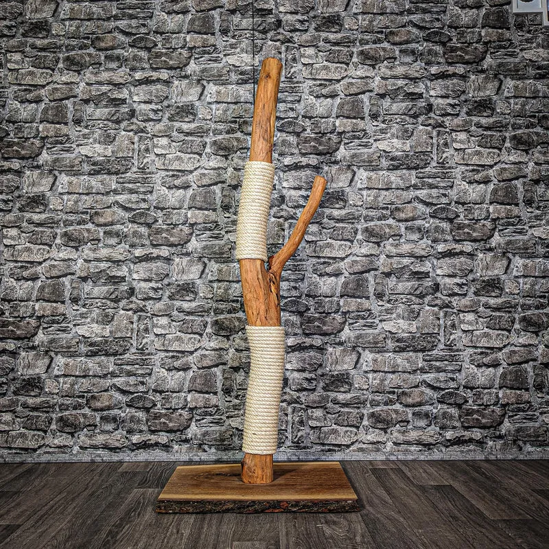 Kratzstamm 120 cm hoch Natur Holz Design Kratzbaum 2760 Naturkratzbaum