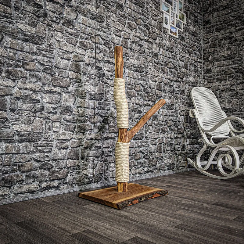 Kratzstamm 103 cm hoch Natur Holz Design Kratzbaum 2757 Naturkratzbaum