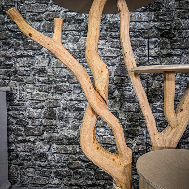 Naturkratzbaum 203 cm hoch Kratzbaum Natur Holz Design 2756 Katzenbaum