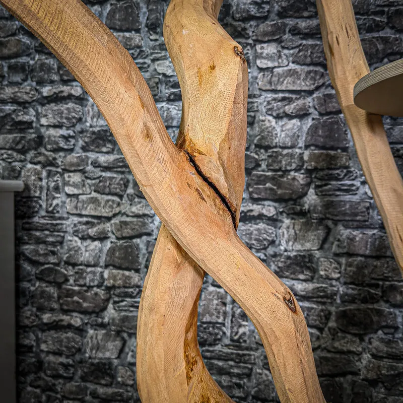 Naturkratzbaum 203 cm hoch Kratzbaum Natur Holz Design 2756 Katzenbaum