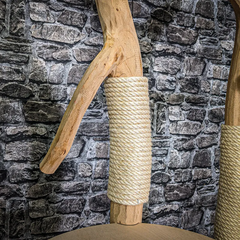 Naturkratzbaum 155 cm hoch Kratzbaum Natur Holz Design 2754 Katzenbaum