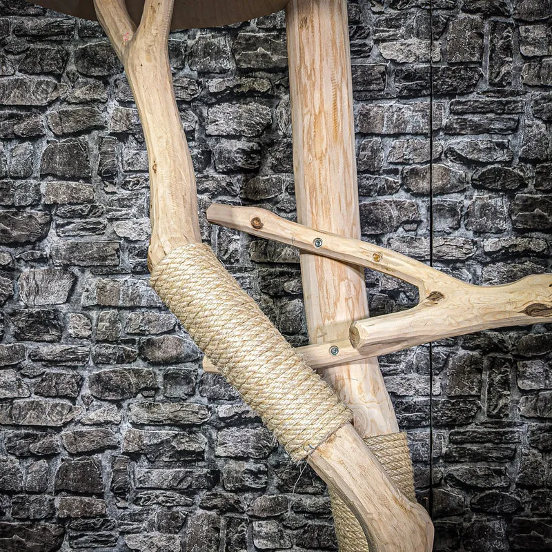 Naturkratzbaum 174 cm hoch Kratzbaum Natur Holz Design 2749 Katzenbaum