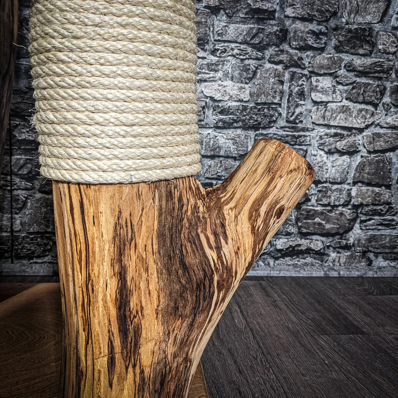 Naturkratzbaum 185 cm hoch Kratzbaum Natur Holz Design 2746 Katzenbaum