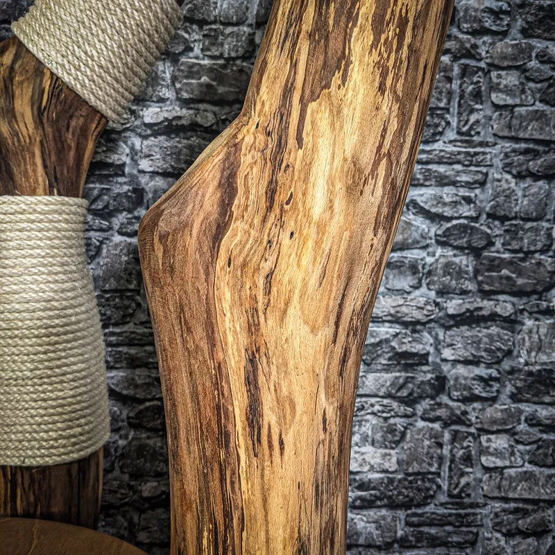 Naturkratzbaum 185 cm hoch Kratzbaum Natur Holz Design 2746 Katzenbaum