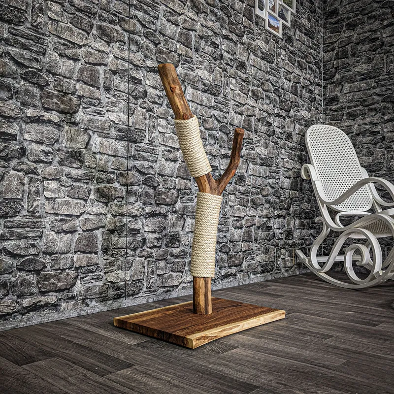 Kratzstamm 86 cm hoch Natur Holz Design Kratzbaum 2745 Naturkratzbaum