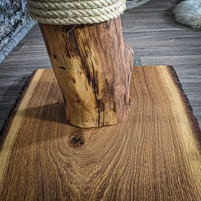 Kratzstamm 118 cm hoch Natur Holz Design Kratzbaum 2744 Naturkratzbaum