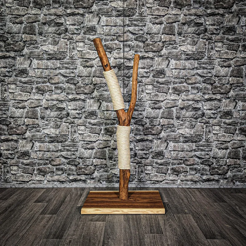Kratzstamm 105 cm hoch Natur Holz Design Kratzbaum 2743 Naturkratzbaum