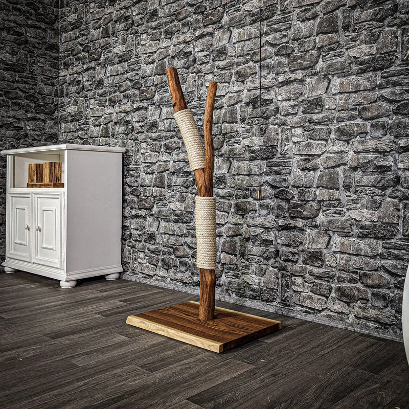 Kratzstamm 105 cm hoch Natur Holz Design Kratzbaum 2743 Naturkratzbaum