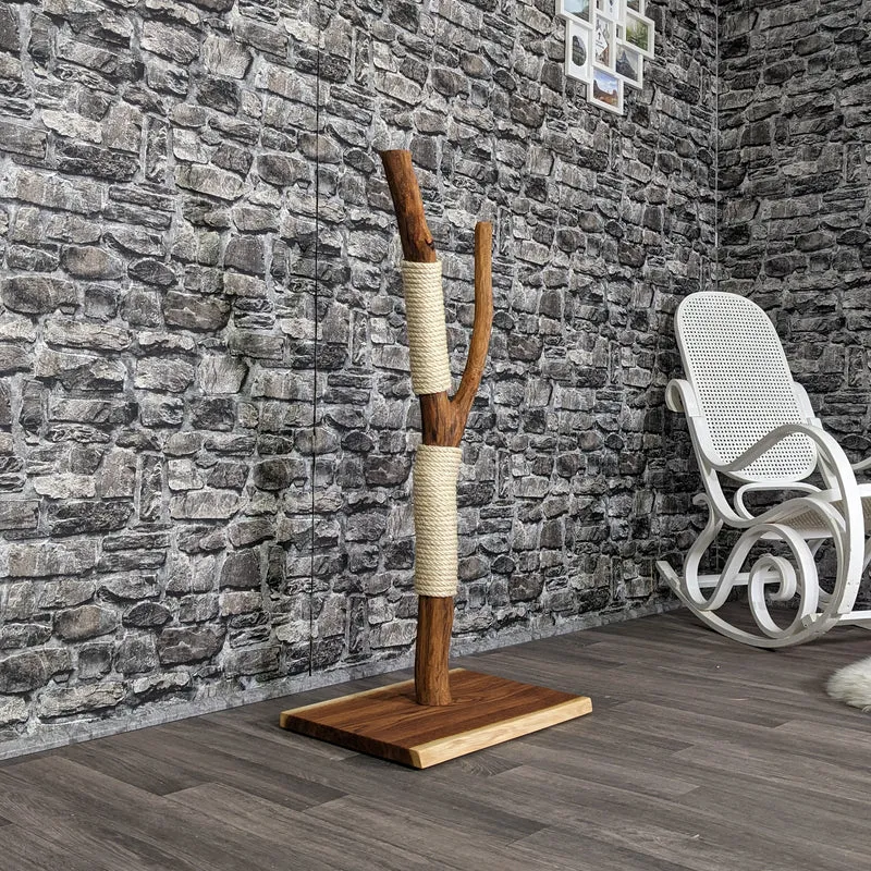 Kratzstamm 105 cm hoch Natur Holz Design Kratzbaum 2743 Naturkratzbaum