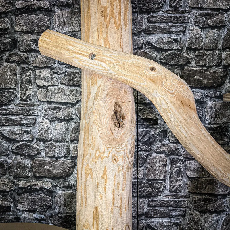 Naturkratzbaum 2719 Kratzbaum Natur Holz Design 206 cm hoch Katzenbaum