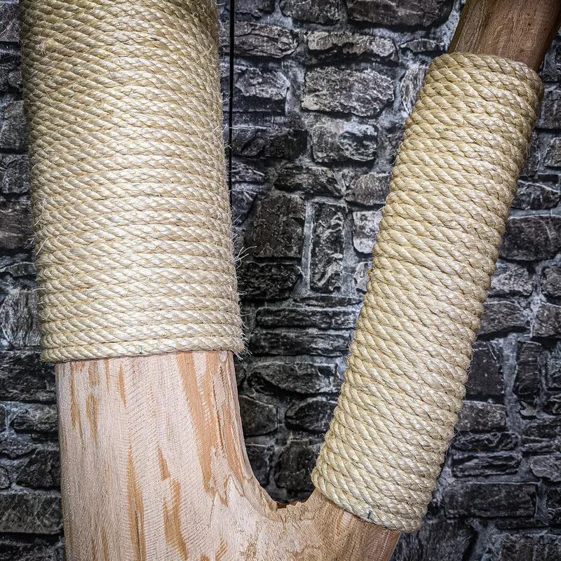 Naturkratzbaum 2719 Kratzbaum Natur Holz Design 206 cm hoch Katzenbaum