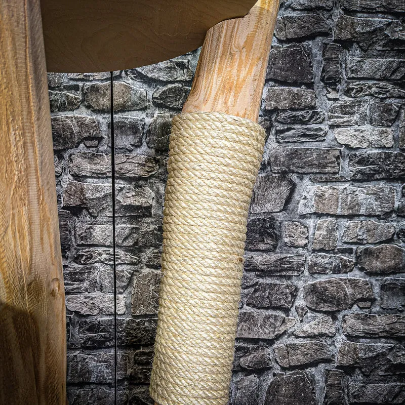 Naturkratzbaum 165 cm hoch Kratzbaum Natur Holz Design 2724 Katzenbaum