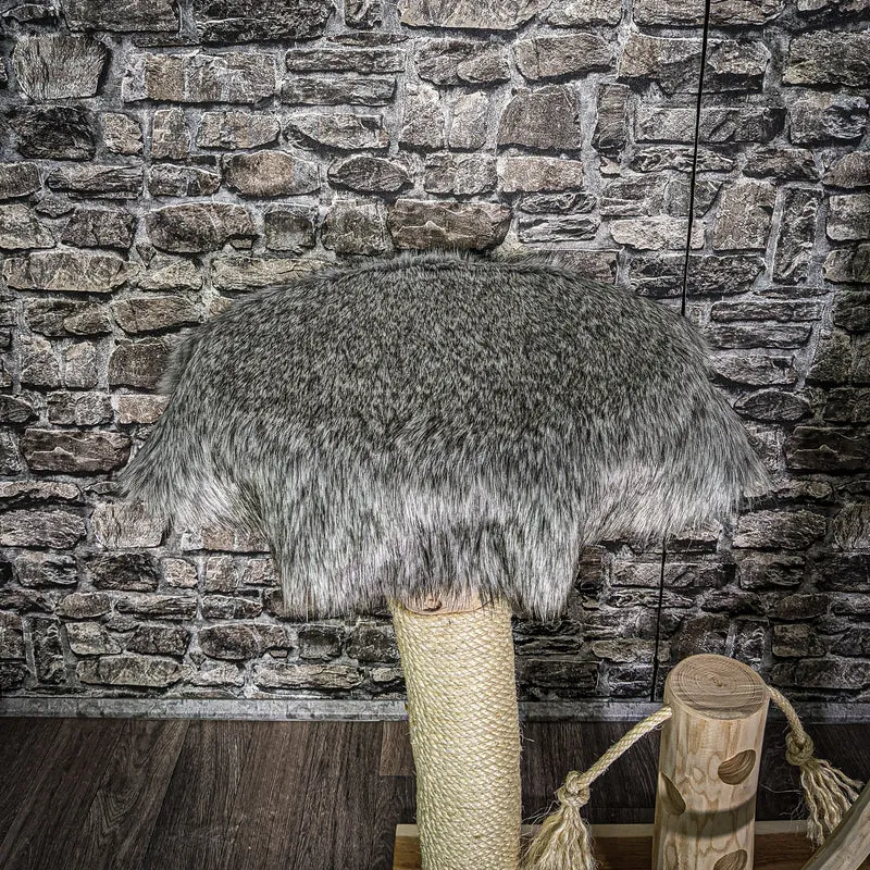 Naturkratzbaum 117 cm hoch Kratzbaum Natur Holz Design 2739 Katzenbaum
