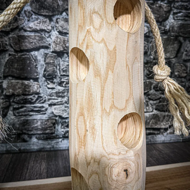 Naturkratzbaum 117 cm hoch Kratzbaum Natur Holz Design 2739 Katzenbaum