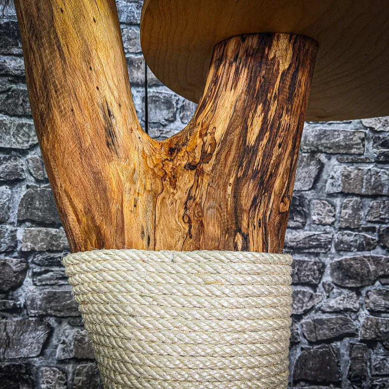 Naturkratzbaum 103 cm hoch Kratzbaum Natur Holz Design 2735 Katzenbaum