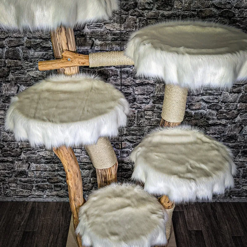 Naturkratzbaum 170 cm hoch Kratzbaum Natur Holz Design 2734 Katzenbaum
