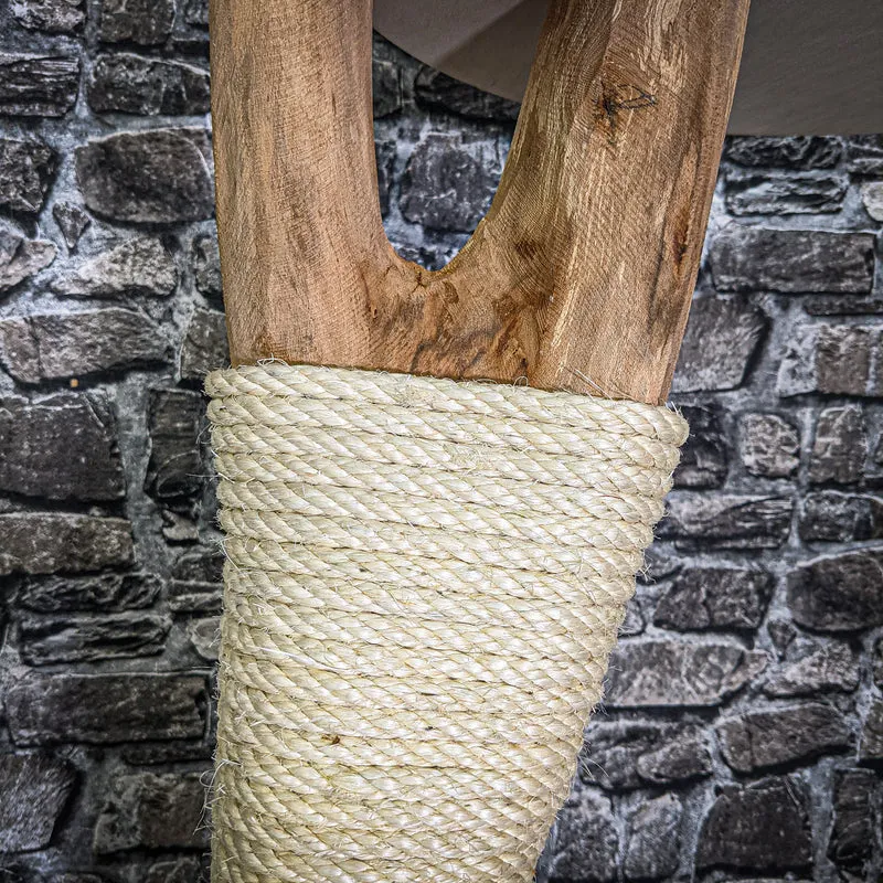 Naturkratzbaum 207 cm hoch Kratzbaum Natur Holz Design 2730 Katzenbaum
