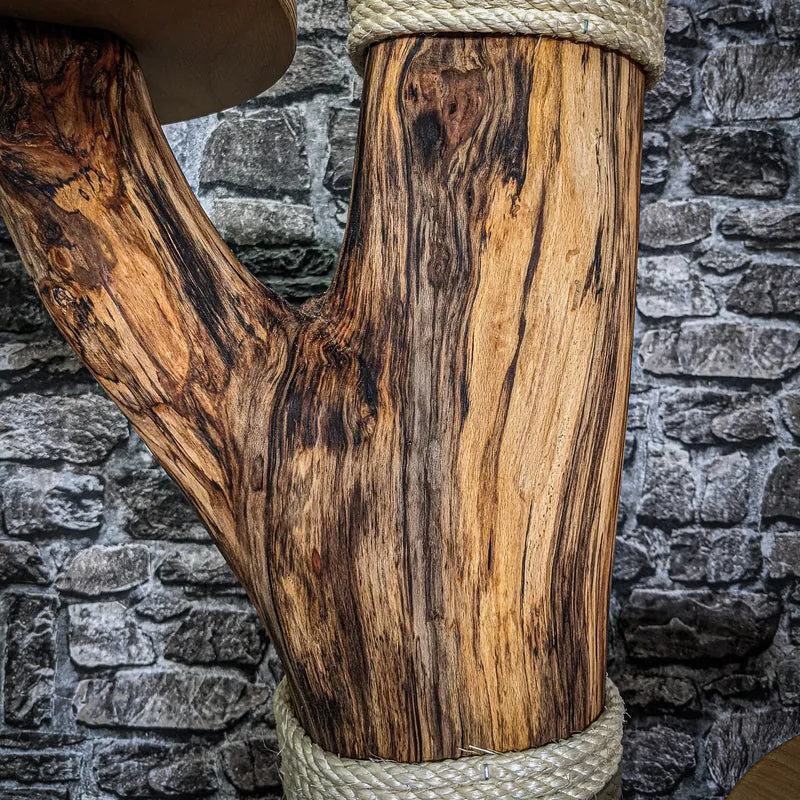 Naturkratzbaum 122 cm hoch Kratzbaum Natur Holz Design 2726 Katzenbaum