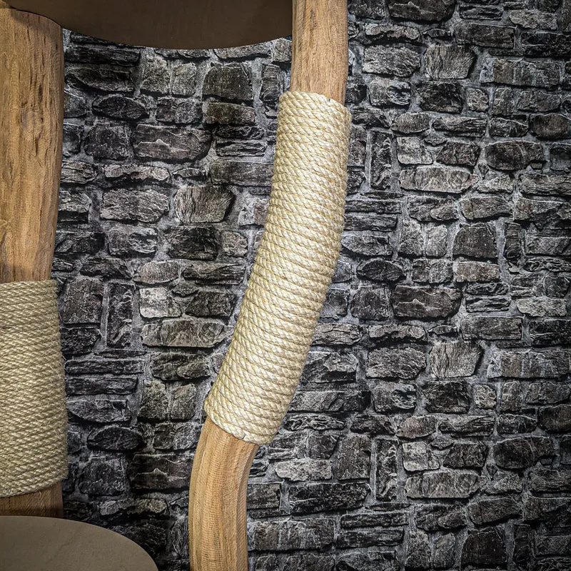 Naturkratzbaum 193 cm hoch Kratzbaum Natur Holz Design 2725 Katzenbaum