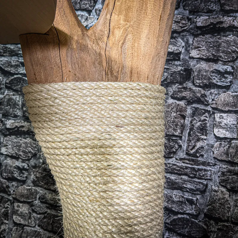 Naturkratzbaum 193 cm hoch Kratzbaum Natur Holz Design 2725 Katzenbaum