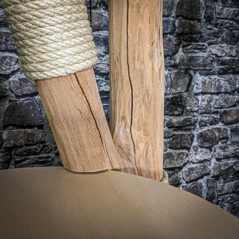 Naturkratzbaum 193 cm hoch Kratzbaum Natur Holz Design 2725 Katzenbaum