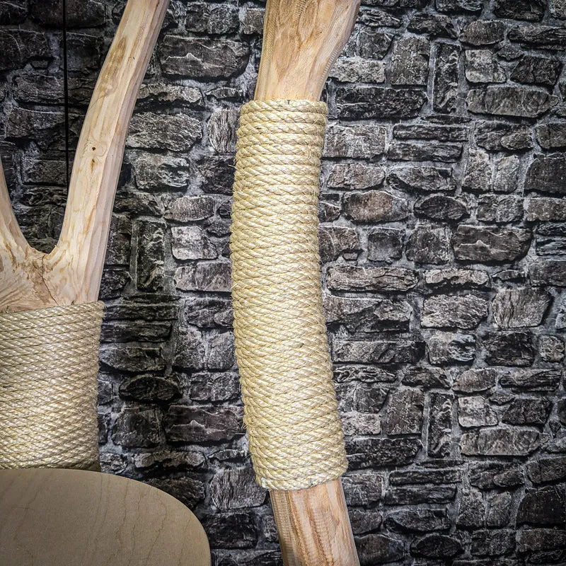 Naturkratzbaum 200 cm hoch Kratzbaum Natur Holz Design 2716 Katzenbaum