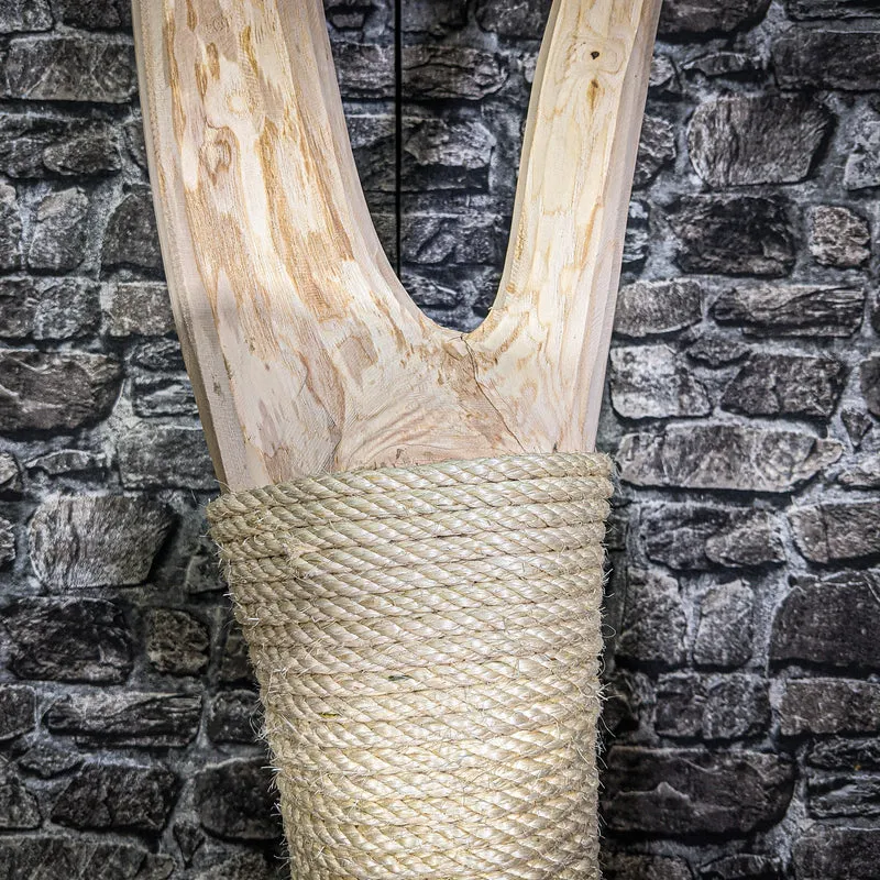 Naturkratzbaum 200 cm hoch Kratzbaum Natur Holz Design 2716 Katzenbaum
