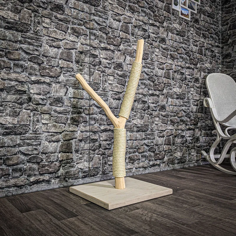 Kratzstamm 98 cm hoch Natur Holz Design Kratzbaum 2715 Naturkratzbaum