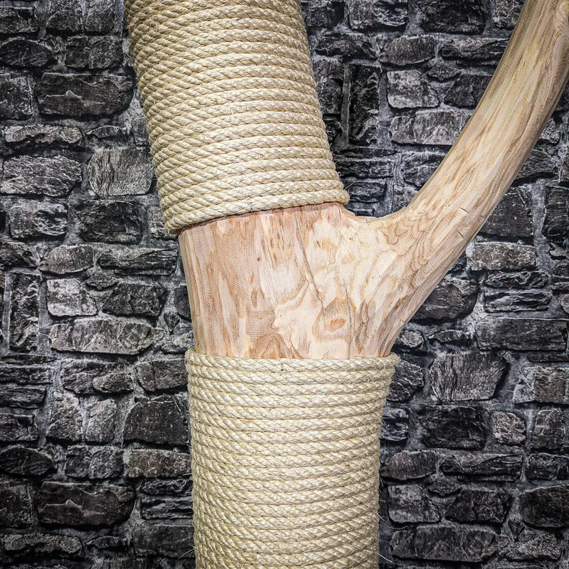 Katzenbett Liegemulde 92 cm hoch Natur Holz Design Kratzbaum 2712 Naturkratzbaum