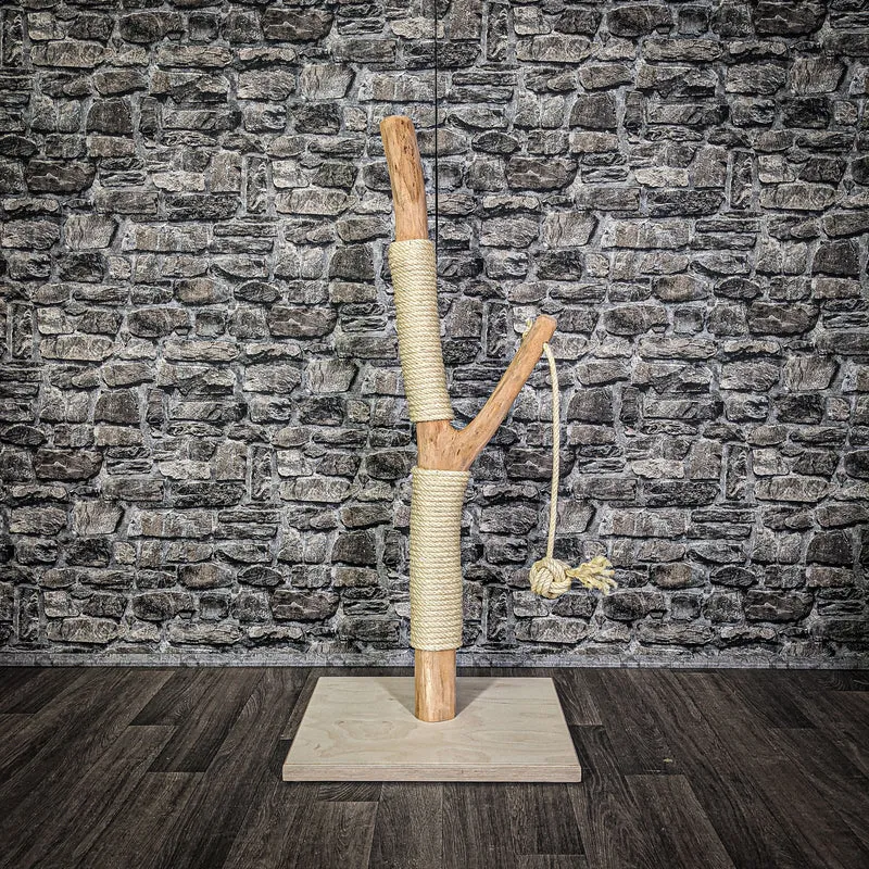 Kratzstamm 114 cm hoch Natur Holz Design Kratzbaum 2711 Naturkratzbaum