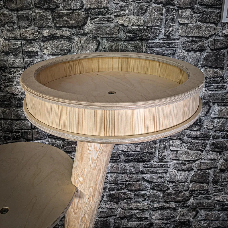 Naturkratzbaum 163 cm hoch Kratzbaum Natur Holz Design 2706 Katzenbaum
