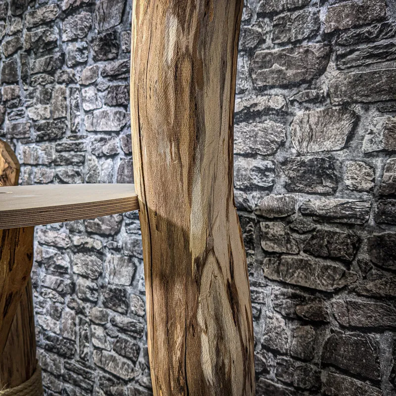 Naturkratzbaum 152 cm hoch Kratzbaum Natur Holz Design 2700 Katzenbaum