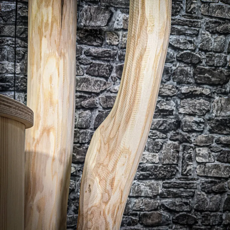 Naturkratzbaum 205 cm hoch Kratzbaum Natur Holz Design 2693 Katzenbaum