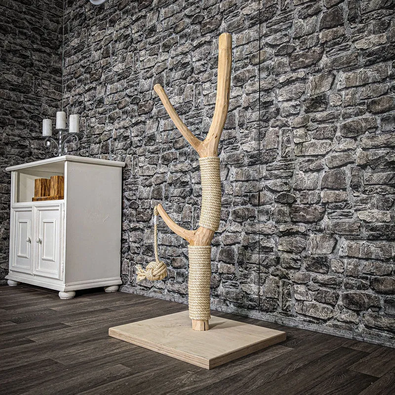 Kratzstamm 2561 Natur Holz Design Kratzbaum 115 cm hoch Naturkratzbaum
