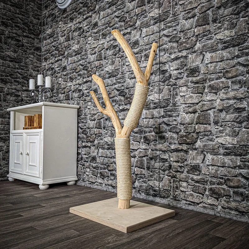 Kratzstamm 2560 Natur Holz Design Kratzbaum 110 cm hoch Naturkratzbaum