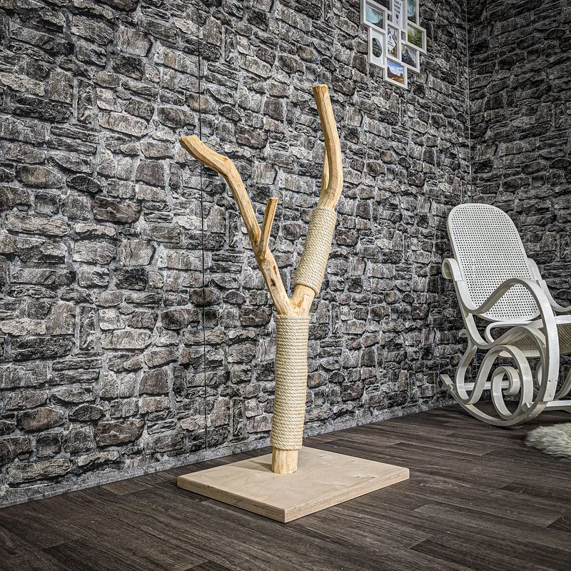 Kratzstamm 2560 Natur Holz Design Kratzbaum 110 cm hoch Naturkratzbaum
