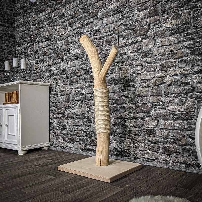 Kratzstamm 2553 Natur Holz Design Kratzbaum 110 cm hoch Naturkratzbaum