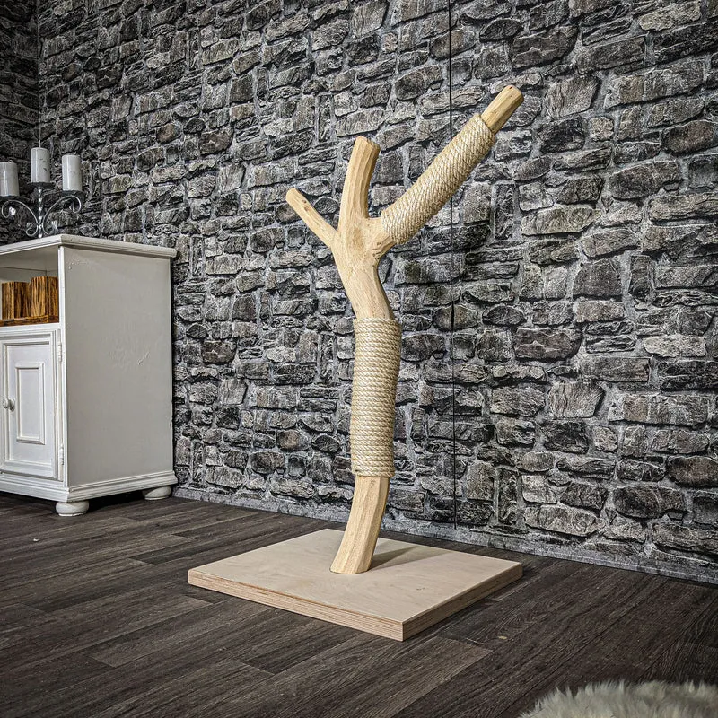 Kratzstamm 2552 Natur Holz Design Kratzbaum 100 cm hoch Naturkratzbaum